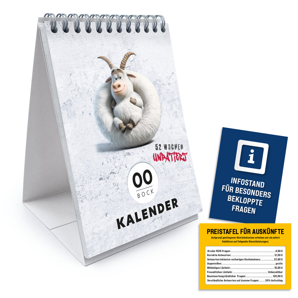 Kein Bock Kalender – undatiert – 52 Wochen