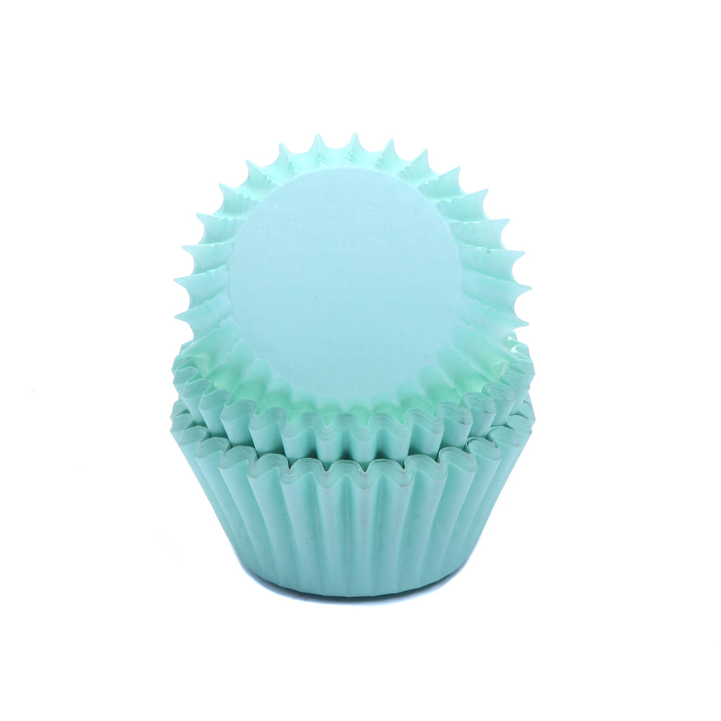 Mini Muffinförmchen Standard - Ø 32 mm x 20 mm - Mint - 200 Stück