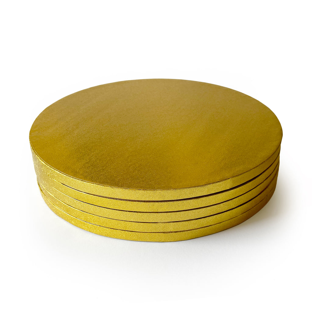 Cake Drum - 12 mm - Ø 30 cm - Gold Grape - 5 Stück
