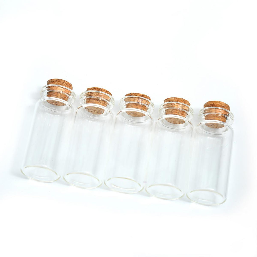 Mini-Glasflaschen - 10 ml - Ø 22x50 mm - 20 Stück
