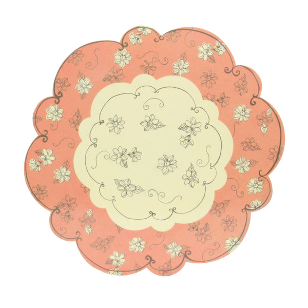 Tortenständer aus Kartonage  - Tortenplatte  - Blume
