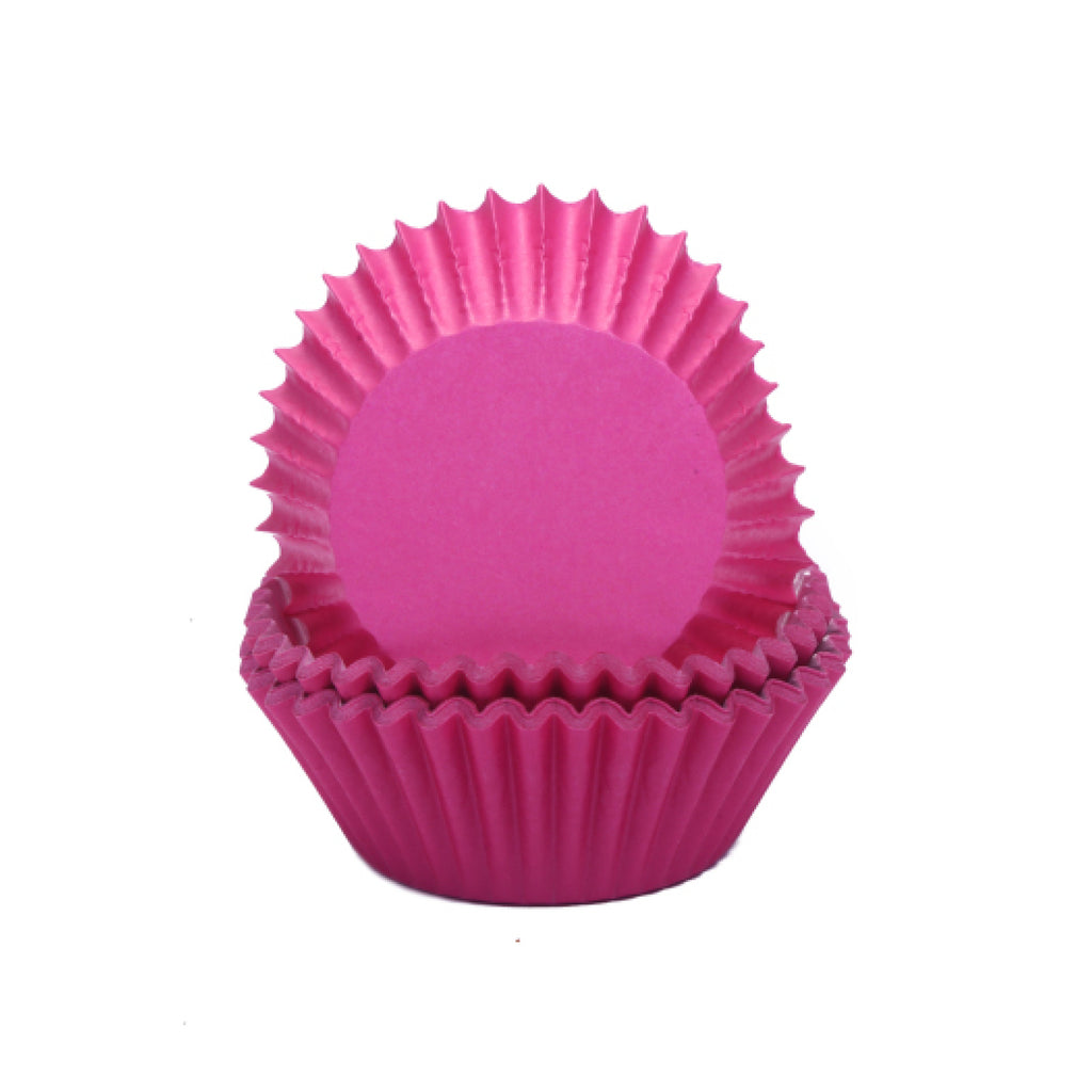 Mini Muffinförmchen Standard - Ø 32 mm x 20 mm - Pink - 200 Stück
