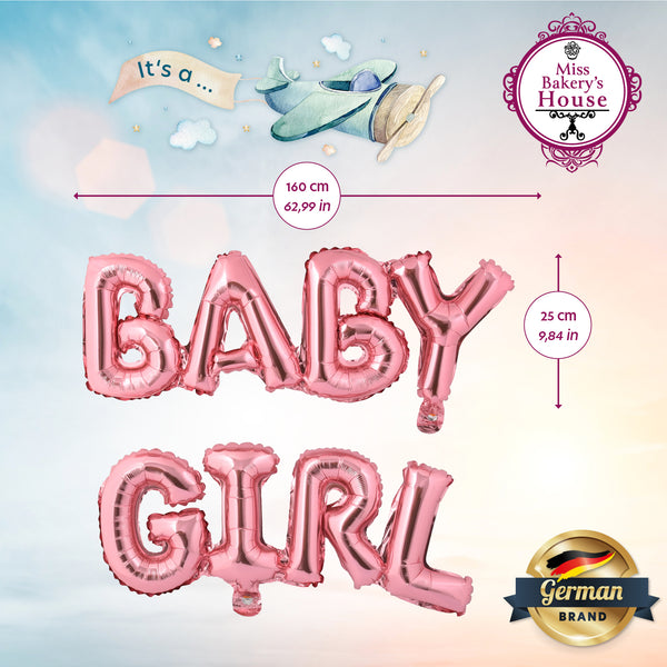 Ballon - Folie  - Baby Girl - Pink