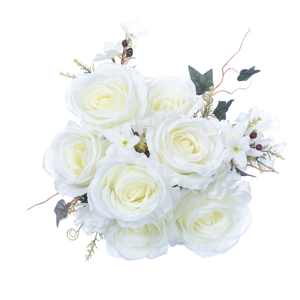 Kunstblume - Rosen - Large - Weiß