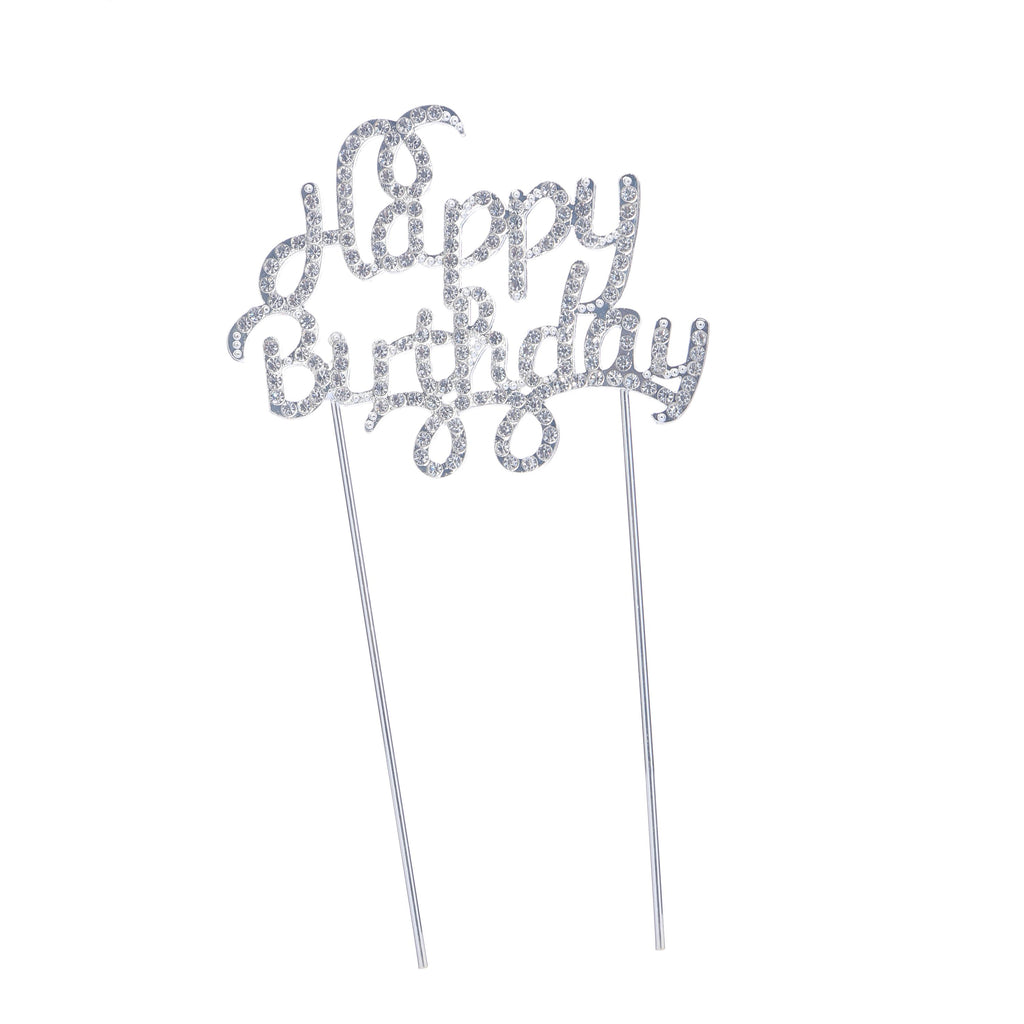 Cake Topper - Strass - Happy Birthday